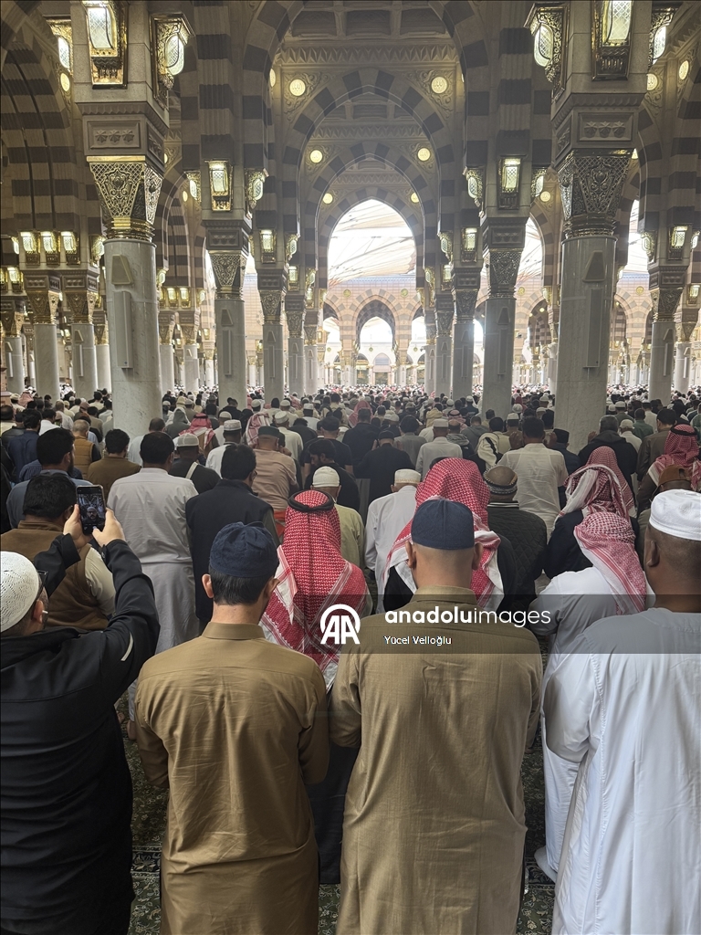 Friday Prayer at Masjid al Nabawi in Madinah