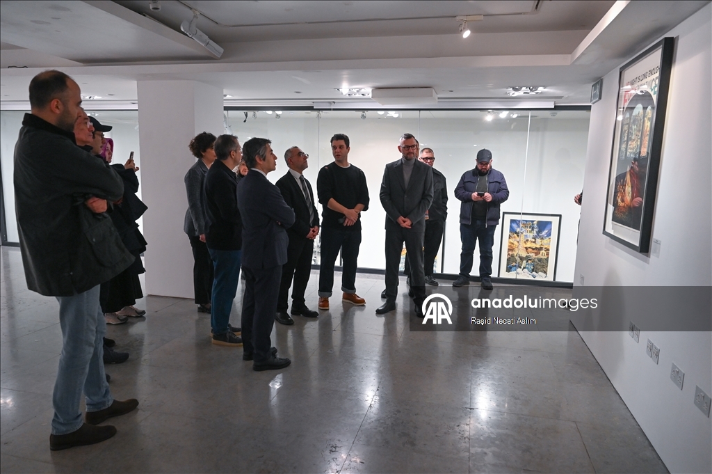 بلغة الفن والشعر.. معرض تركي في لندن يروي معاناة فلسطين