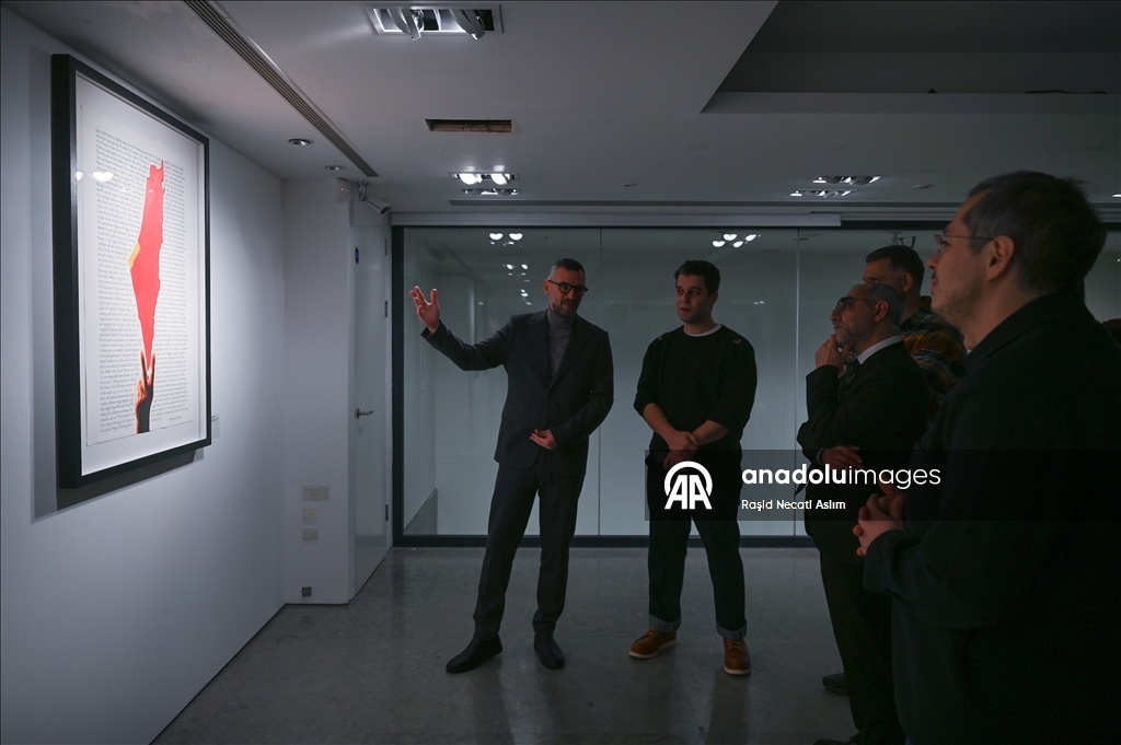 В Лондоне открылась рассказывающая о палестинском деле выставка турецкого художника