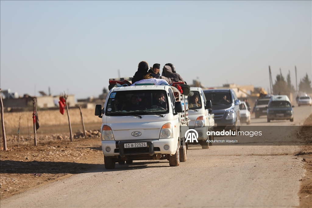 Около 1000 семей смогли покинуть район Дейр - Хафир, оккупированный YPG/SDG в Сирии