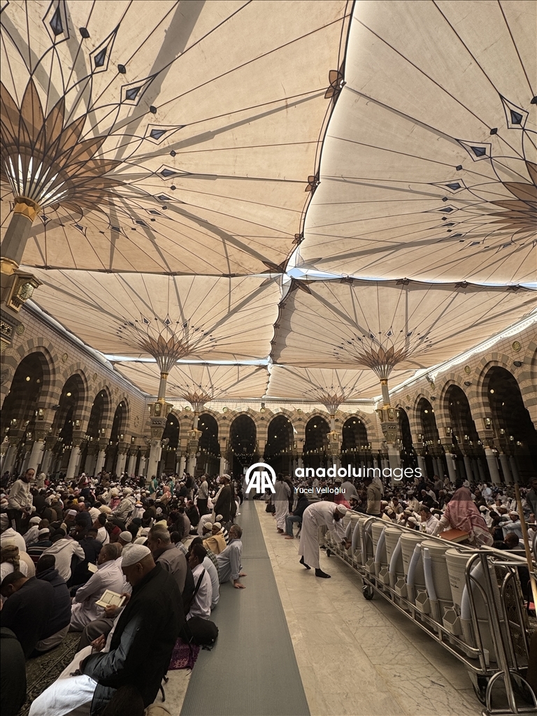 Friday Prayer at Masjid al Nabawi in Madinah