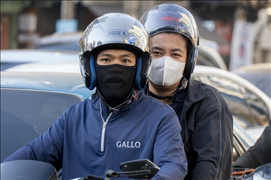 Severe air pollution in Bangkok with red-level PM 2.5