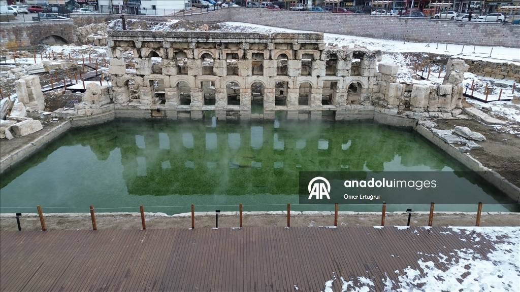 "Kral Kızı" termal Roma Hamamı, geçen yıl yaklaşık 50 bin ziyaretçi ağırladı