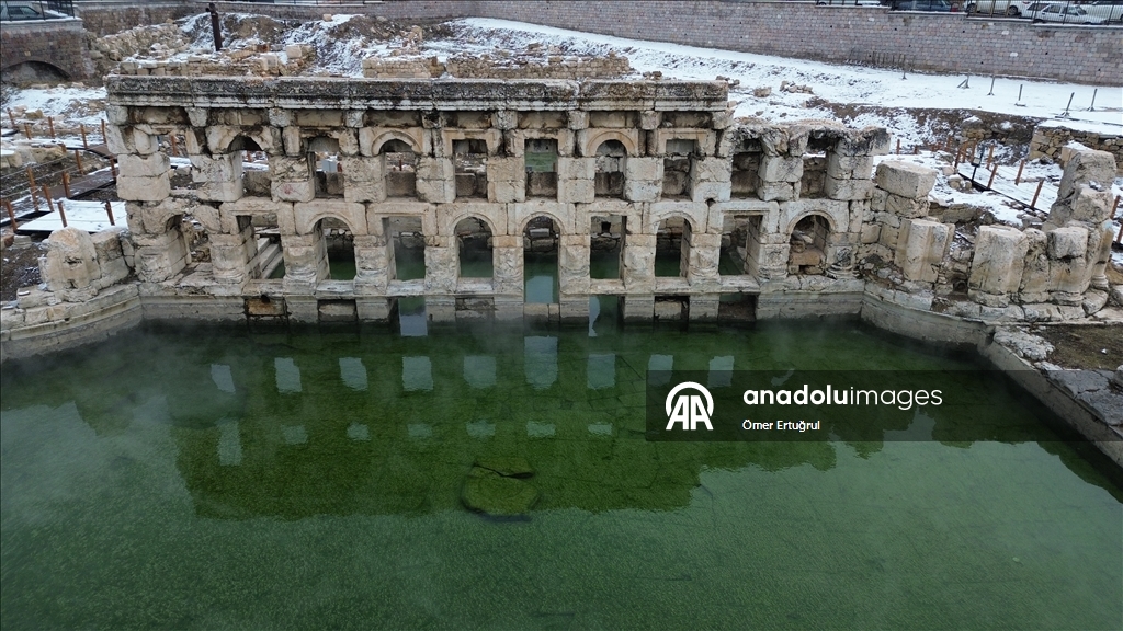 "Kral Kızı" termal Roma Hamamı, geçen yıl yaklaşık 50 bin ziyaretçi ağırladı