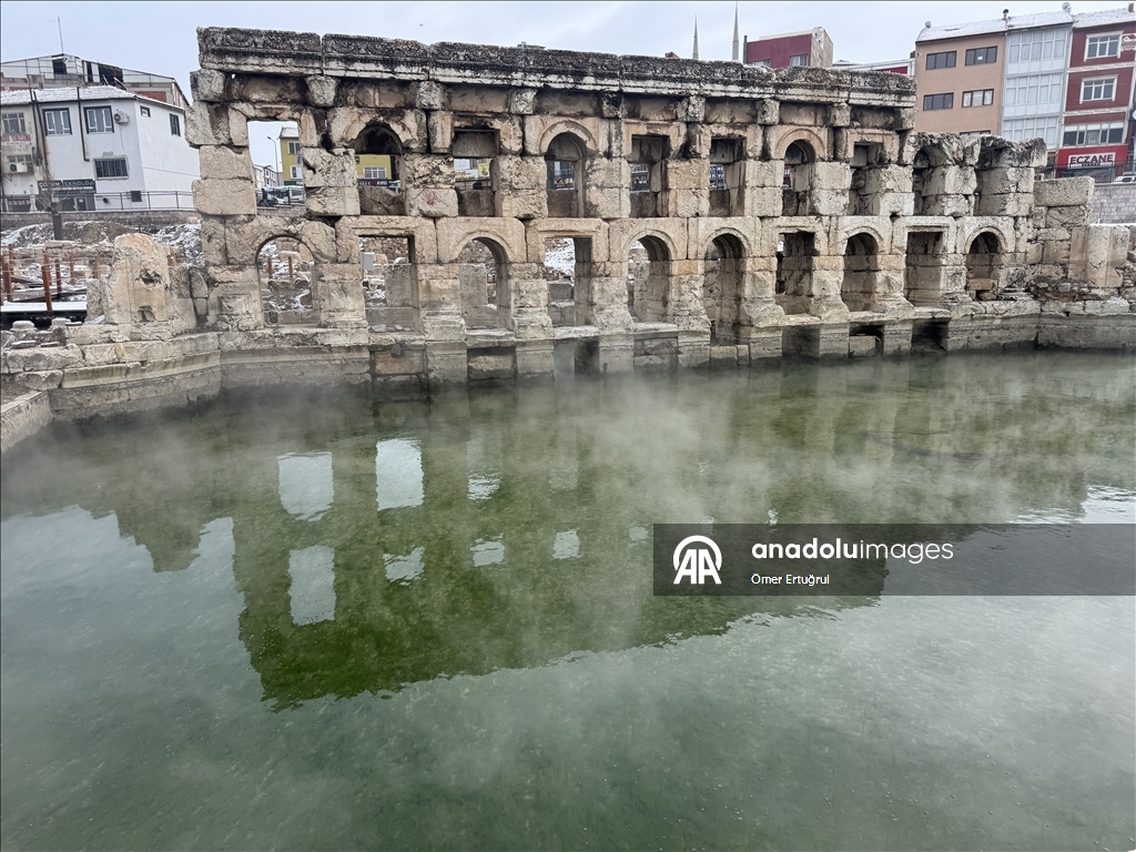 "Kral Kızı" termal Roma Hamamı, geçen yıl yaklaşık 50 bin ziyaretçi ağırladı