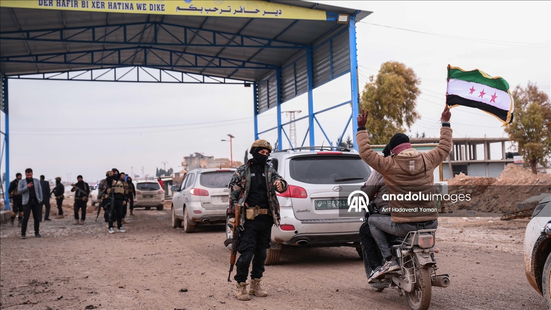 Suriyeliler, ordunun Deyr Hafir’de güvenliği sağlamasının ardından evlerine dönmeye başladı