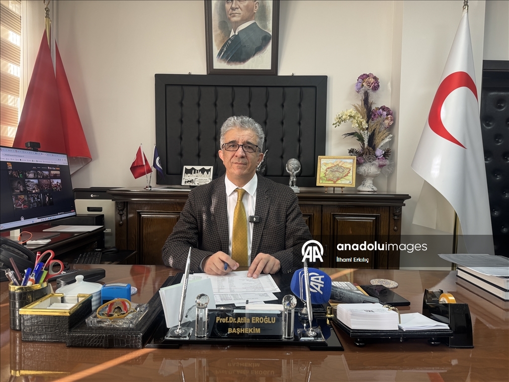 Atatürk Üniversitesi Araştırma Hastanesi, geçen yıl 1,5 milyon hastaya hizmet verdi