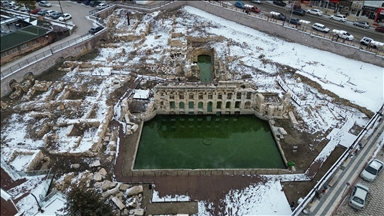 "Kral Kızı" termal Roma Hamamı, geçen yıl yaklaşık 50 bin ziyaretçi ağırladı