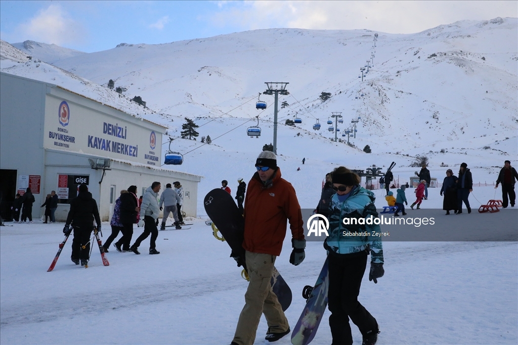 Denizli Kayak Merkezi sezonu açıldı