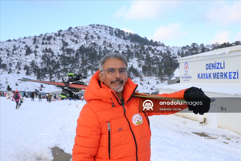 Denizli Kayak Merkezi sezonu açıldı