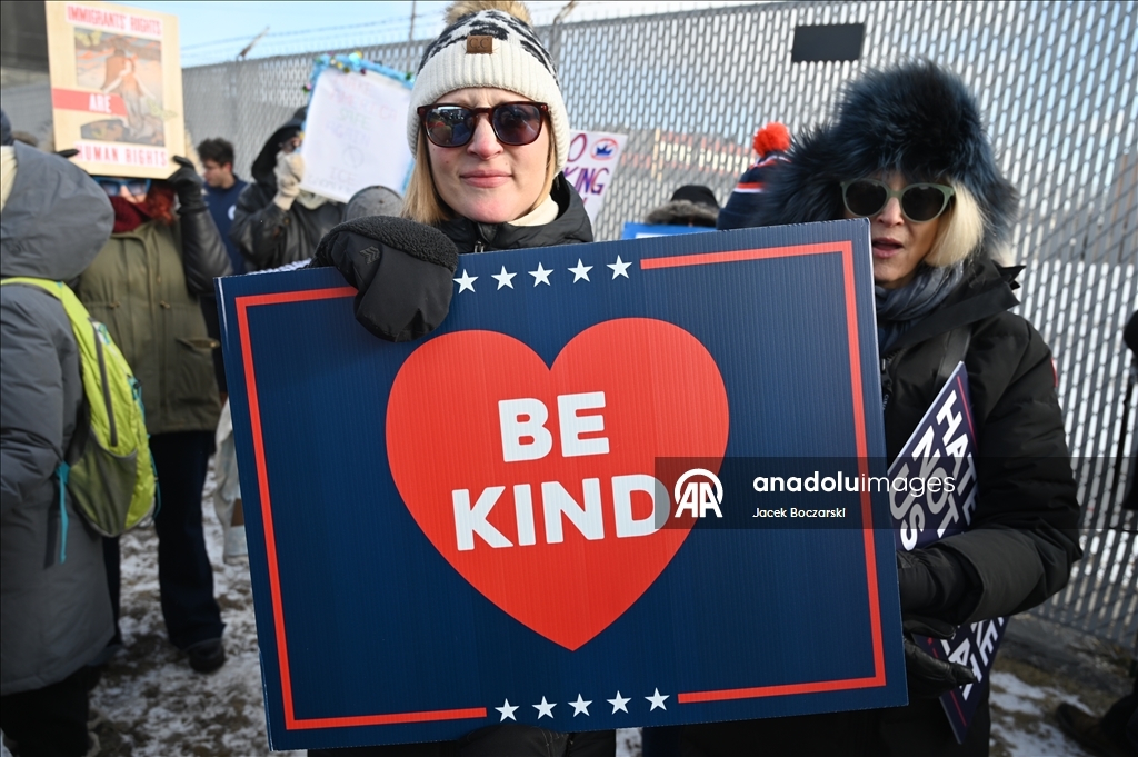 ABD'nin Illinois eyaletinde göçmenlik politikaları protesto edildi