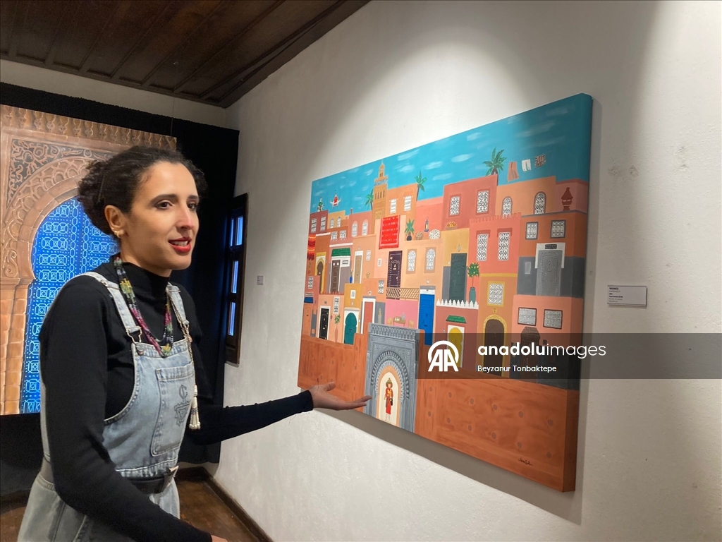 من المغرب إلى تركيا.. جميلة قر تحكي رحلتها الفنية بمعرض "الرحلة 620"