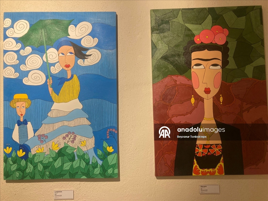 من المغرب إلى تركيا.. جميلة قر تحكي رحلتها الفنية بمعرض "الرحلة 620"