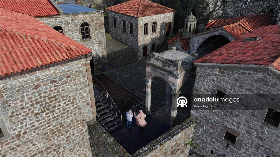 Trabzon'daki Kızlar Manastırı kültür ve sanat hayatına canlılık getirdi