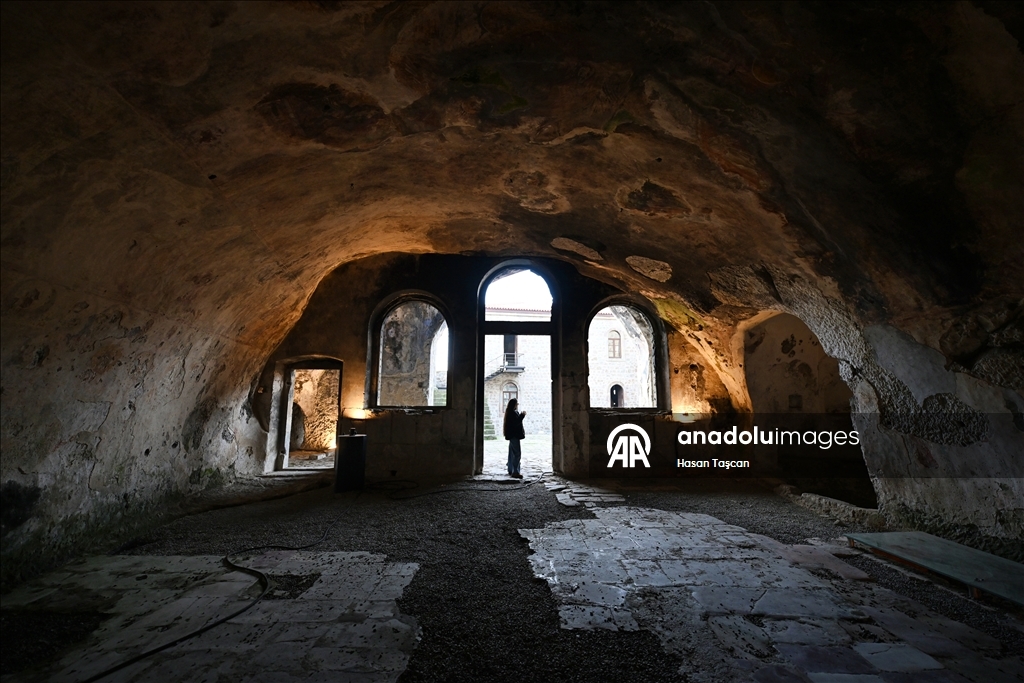 Trabzon'daki Kızlar Manastırı kültür ve sanat hayatına canlılık getirdi
