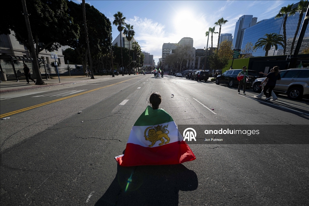 В Лос-Анджелесе прошла акция солидарности с иранским народом