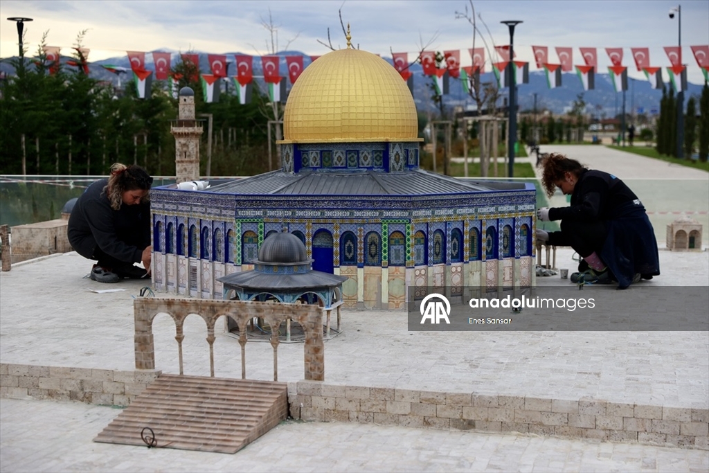 مجسّم المسجد الأقصى في طرابزون.. رسالة تضامن تركية مع القضية الفلسطينية