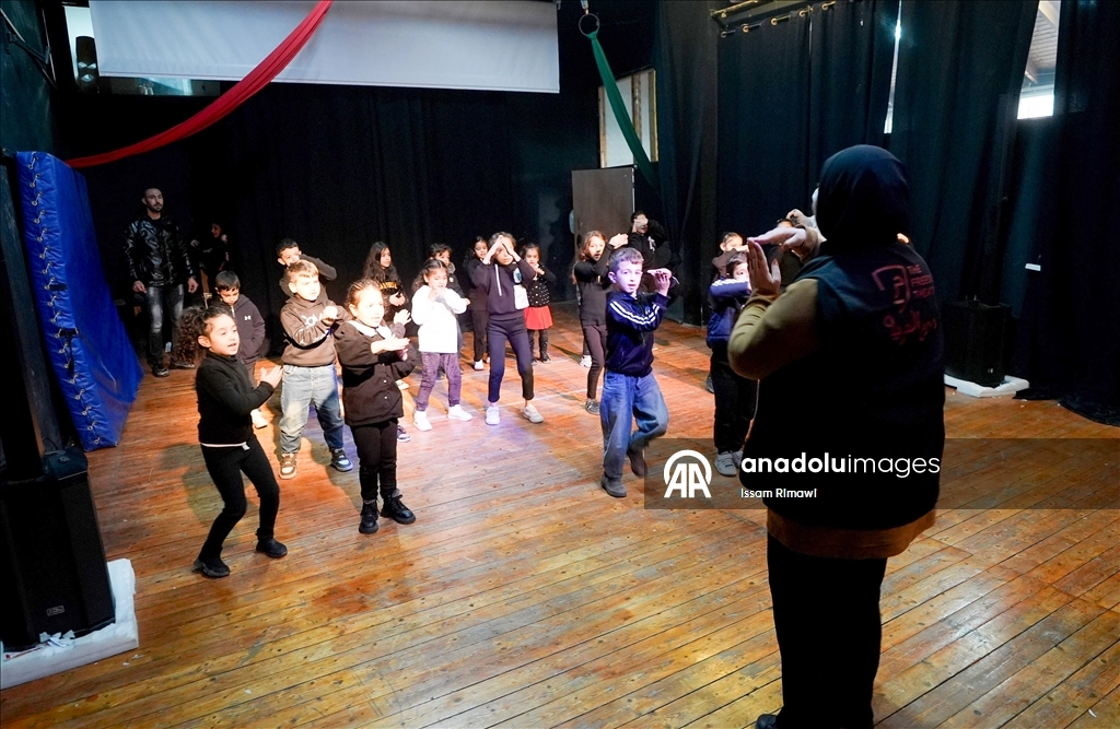 "الحرية".. مسرح في جنين عطلته إسرائيل فأحياه أطفال فلسطين‎