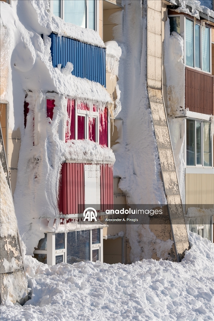 Kamchatka Peninsula experiences the heaviest snowfall in the last 30 years