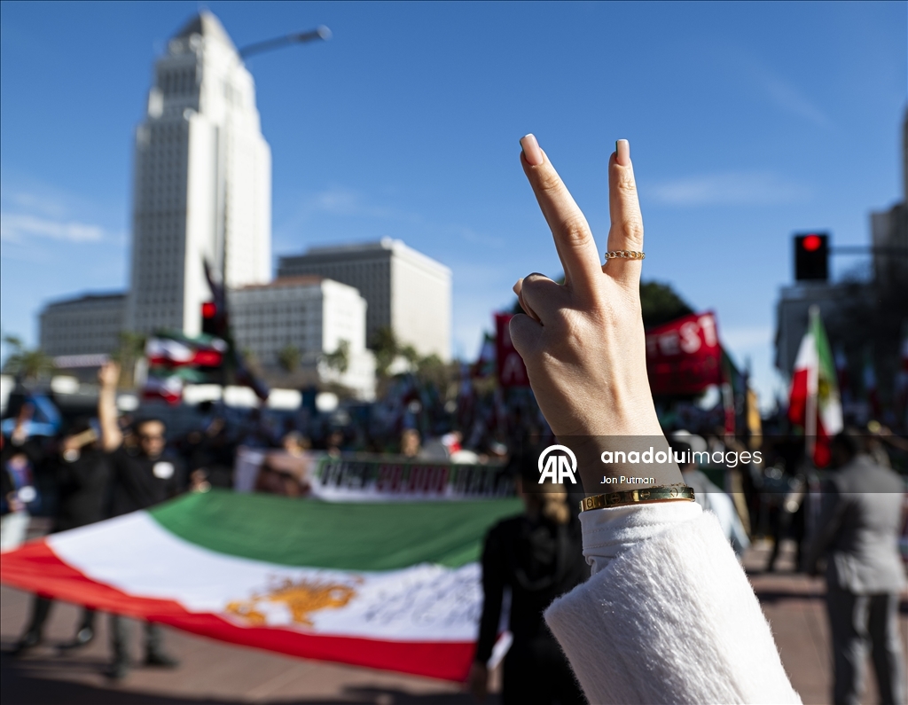 В Лос-Анджелесе прошла акция солидарности с иранским народом