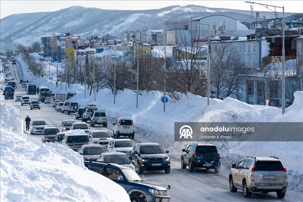 Kamchatka Peninsula experiences the heaviest snowfall in the last 30 years