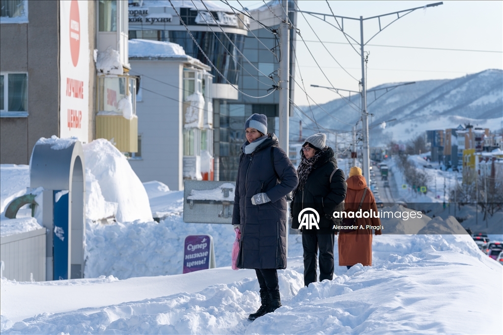 Kamchatka Peninsula experiences the heaviest snowfall in the last 30 years