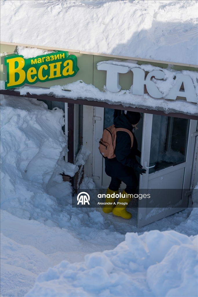 Kamchatka Peninsula experiences the heaviest snowfall in the last 30 years