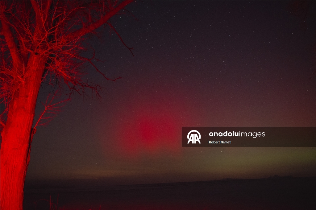 Macaristan'da Kuzey Işıkları gözlemlendi 6