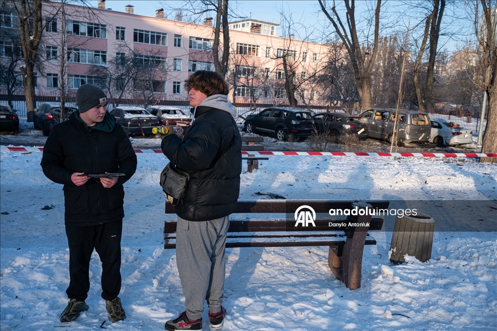 Киев подвергся ракетно-дроновой атаке