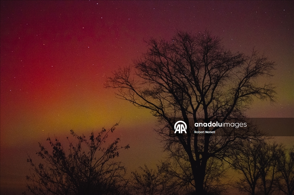 Macaristan'da Kuzey Işıkları gözlemlendi 8