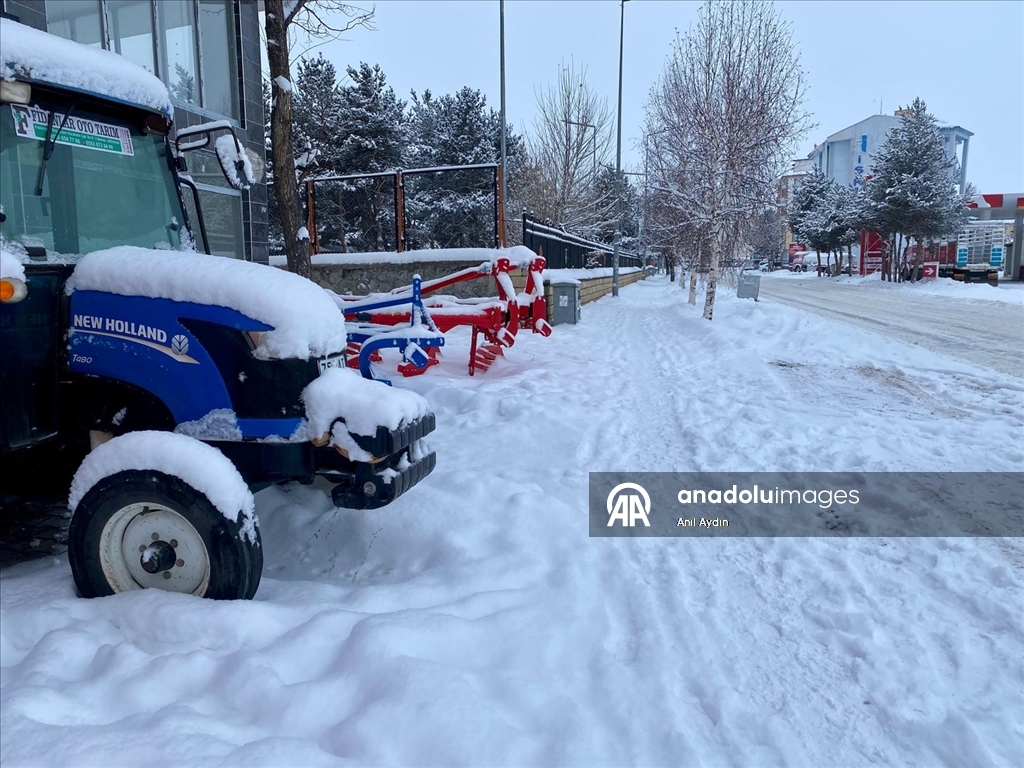 Ardahan'da kar ve soğuk hava