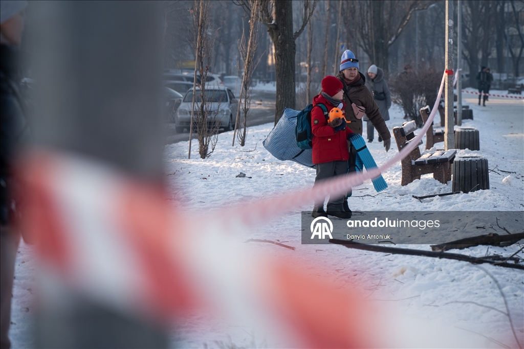 Киев подвергся ракетно-дроновой атаке