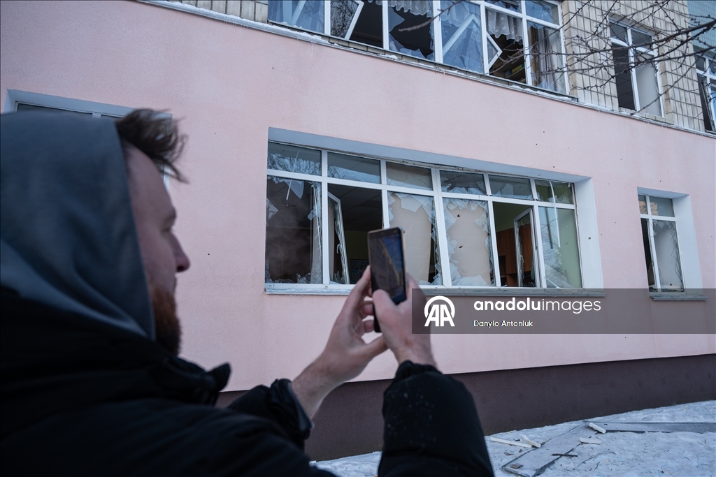 Киев подвергся ракетно-дроновой атаке