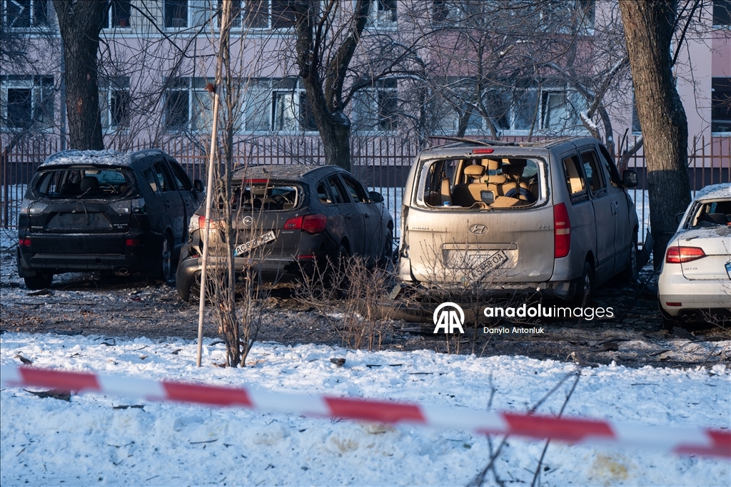 Киев подвергся ракетно-дроновой атаке