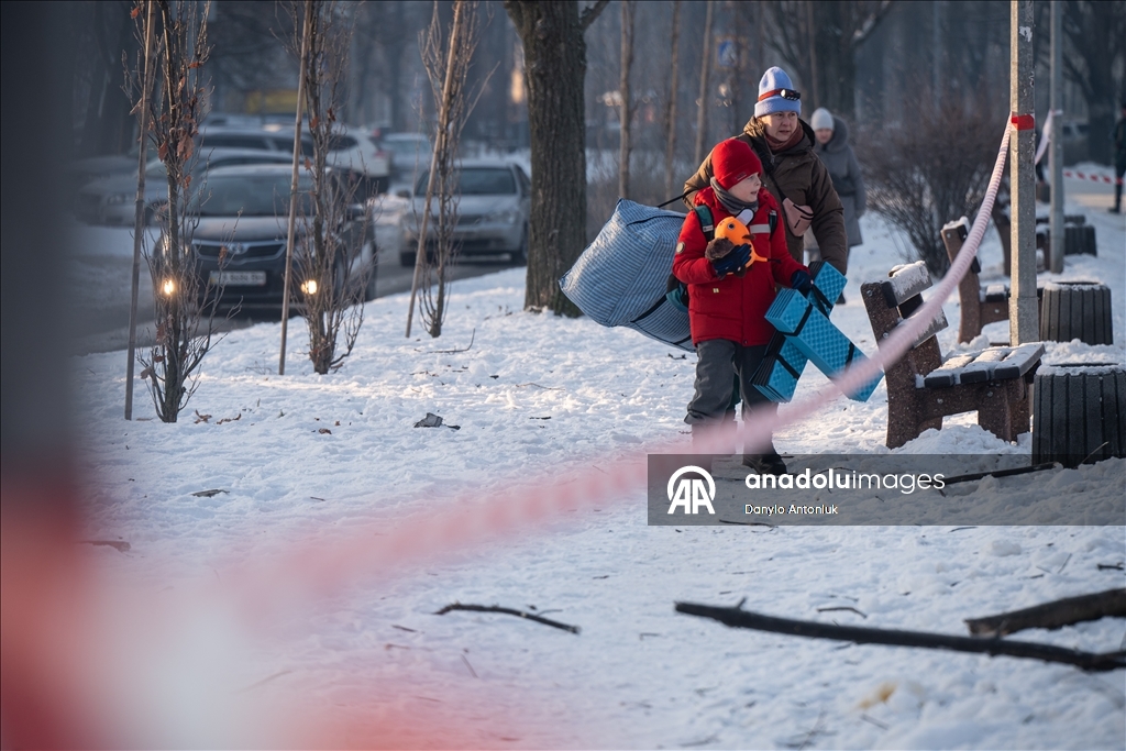 Киев подвергся ракетно-дроновой атаке
