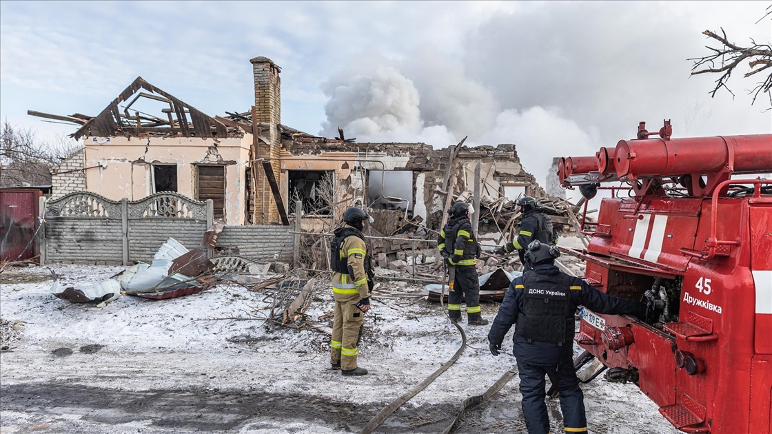 Rusya, Ukrayna'nın Drujkivka kentine hava saldırısında bulundu