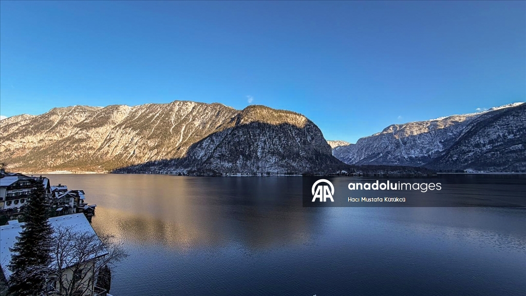 Зимняя магия города Хальштатт в Австрии