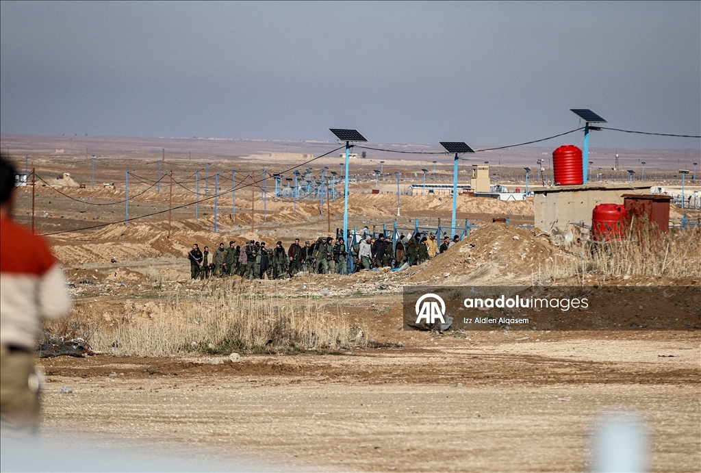 Suriye güvenlik güçleri, Hol Kampı'ndaki güvenlik önlemlerini artırdı