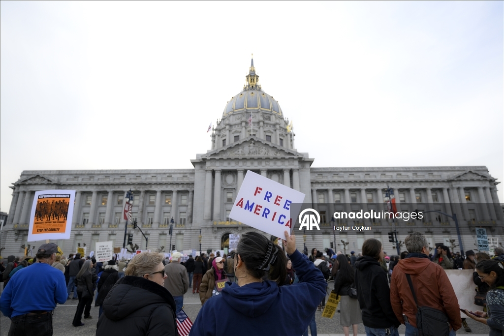 В Калифорнии прошли протесты против Трампа