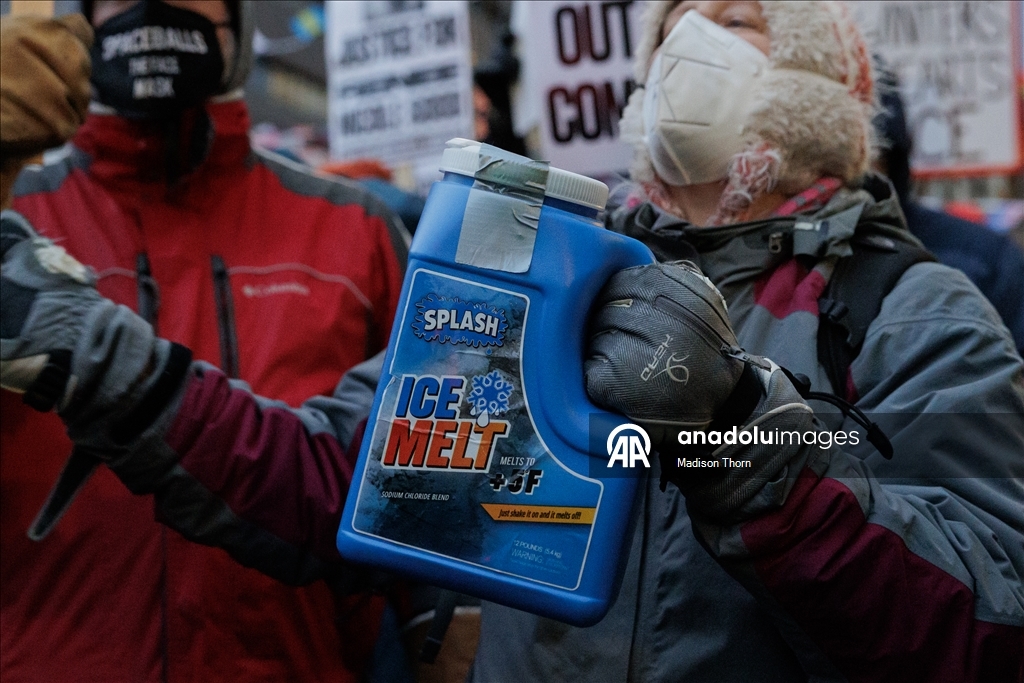 В городе Миннеаполис в США продолжаются протесты против ICE