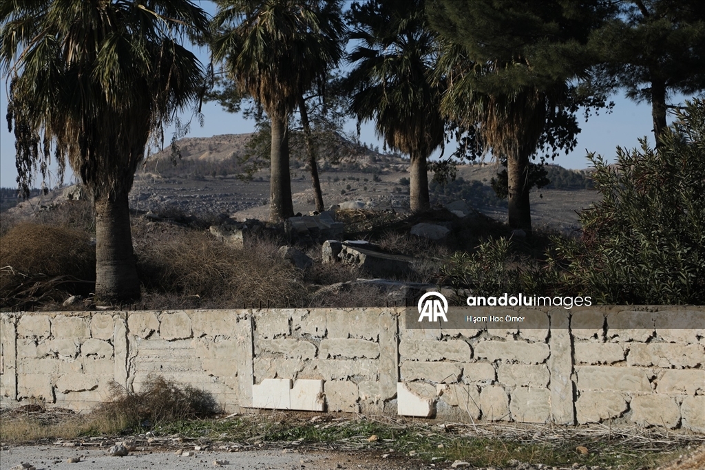 AA ekibi, Süleyman Şah Türbesi bölgesini görüntüledi