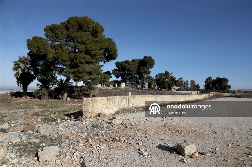 AA ekibi, Süleyman Şah Türbesi bölgesini görüntüledi