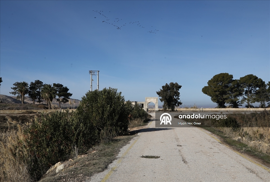 AA ekibi, Süleyman Şah Türbesi bölgesini görüntüledi