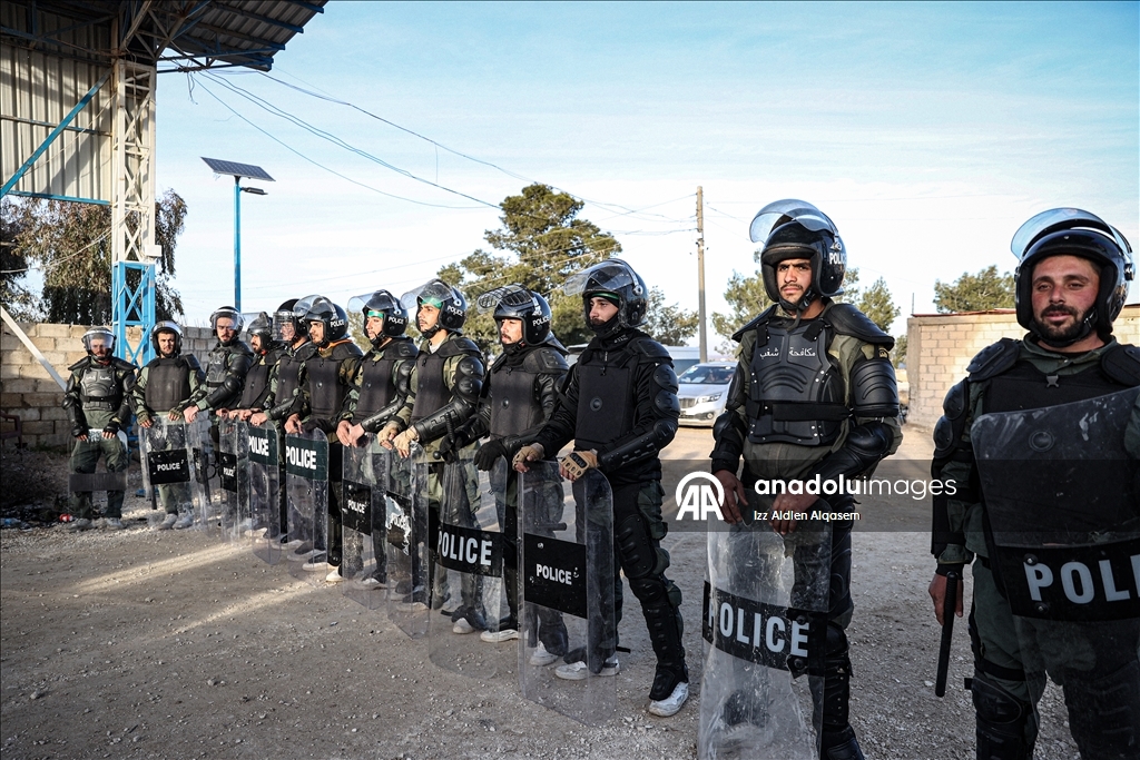 Suriye güvenlik güçleri, Hol Kampı'ndaki güvenlik önlemlerini artırdı