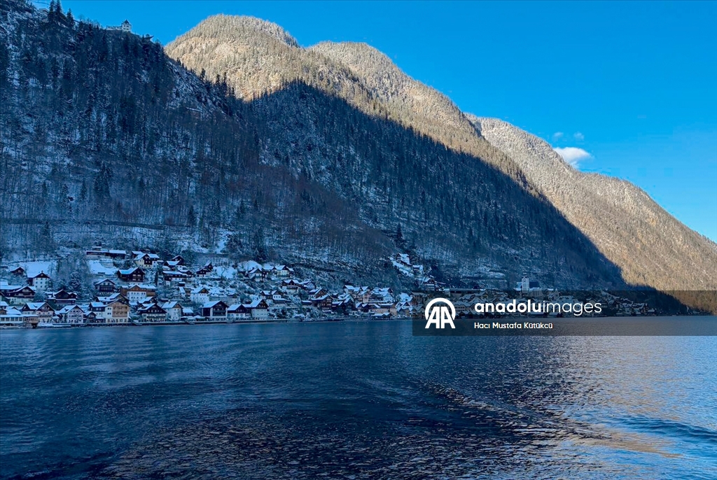 Зимняя магия города Хальштатт в Австрии