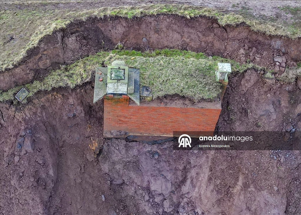 İngiltere'deki nükleer Soğuk Savaş sığınağı uçurumun kenarında