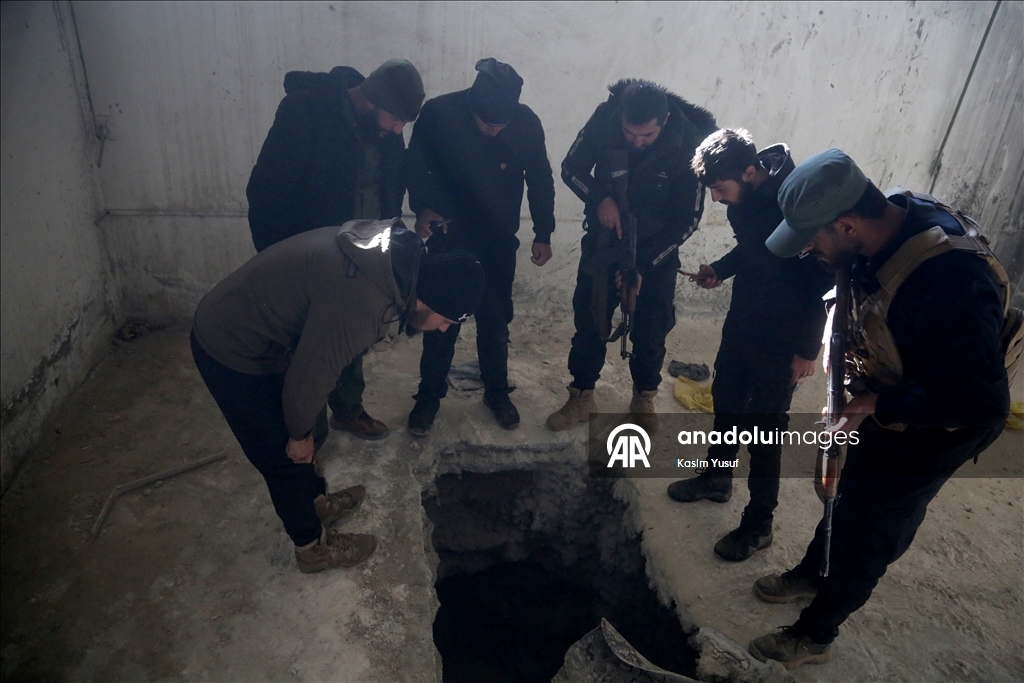 В освобожденной от террористической организации YPG/SDG сирийской провинции Ракка засняты тюрьма и тоннели под стадионом