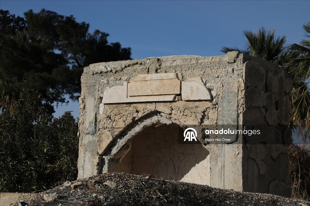 AA ekibi, Süleyman Şah Türbesi bölgesini görüntüledi