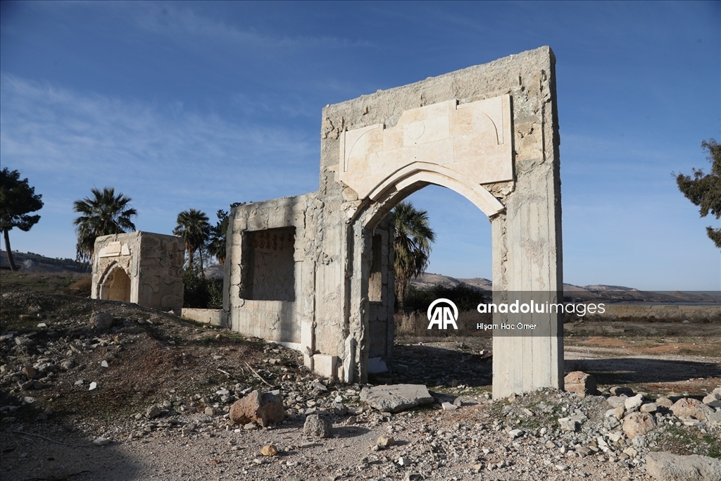 AA ekibi, Süleyman Şah Türbesi bölgesini görüntüledi