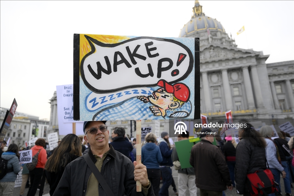 В Калифорнии прошли протесты против Трампа